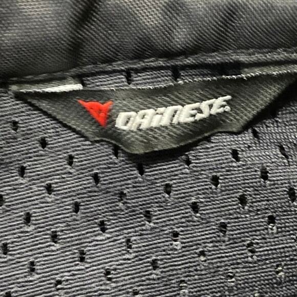 Dainese Men's Black Full Zip High Neck Biker Motorcycle Riding Jacket Size 42/L - Picture 4 of 5